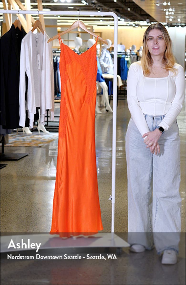 Avoco Lace Trim Midi Slipdress, sales video thumbnail