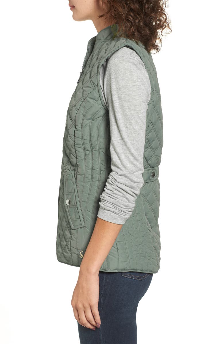 Joules Minx Quilted Vest, Alternate, color, 