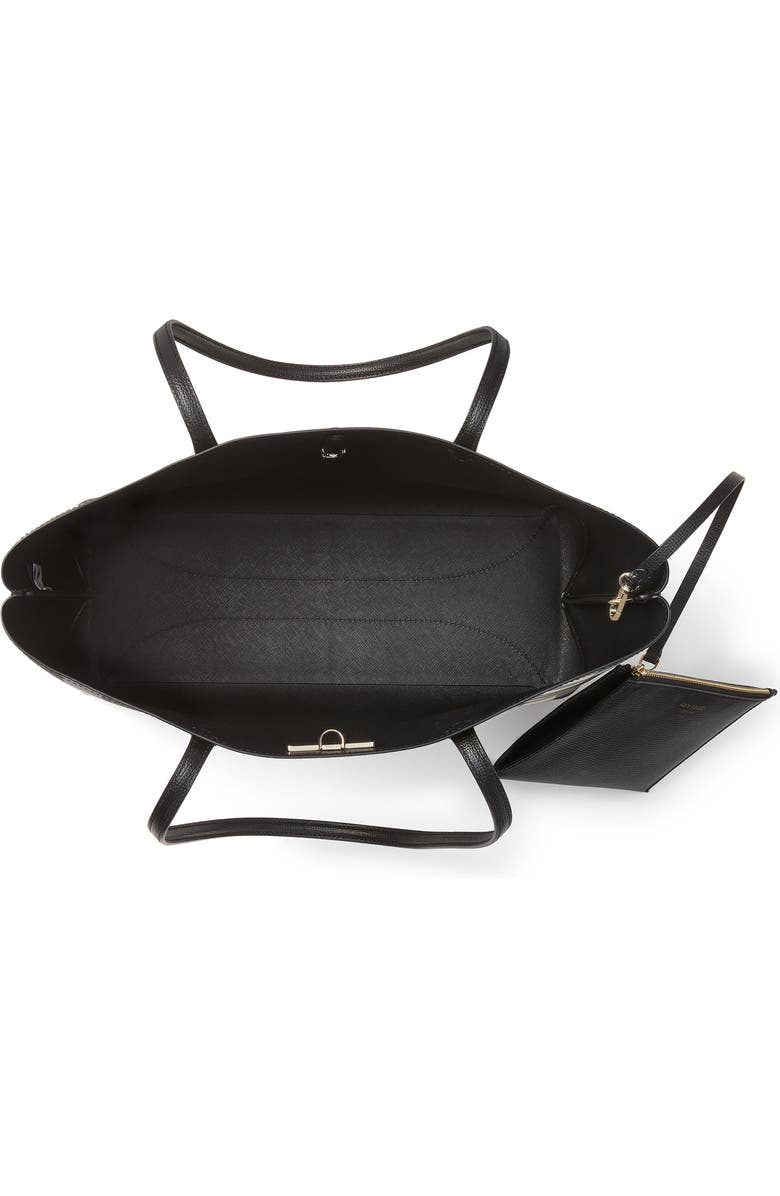 Kate Spade New York all day gingham print large tote, Alternate, color,