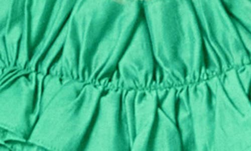 ENGLISH FACTORY ENGLISH FACTORY RUFFLE SLEEVELESS HIGH-LOW MAXI DRESS