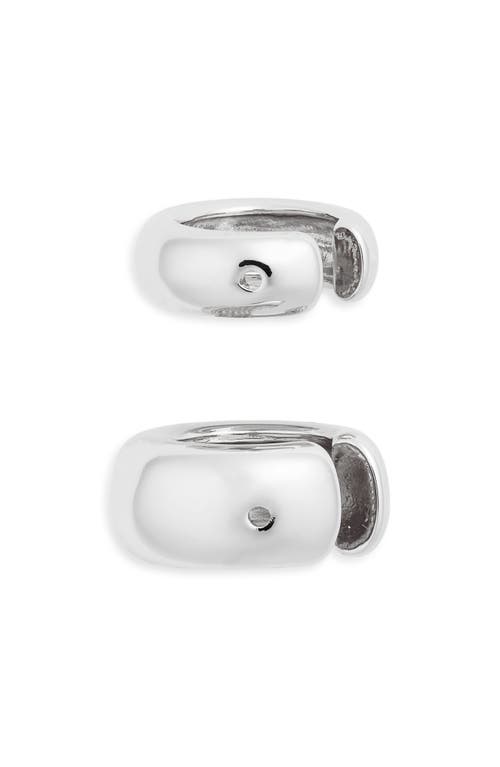 Open Edit Set Of Jumbo Ear Cuffs In Silver