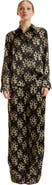 Cynthia Rowley Silk Wide Leg Pants