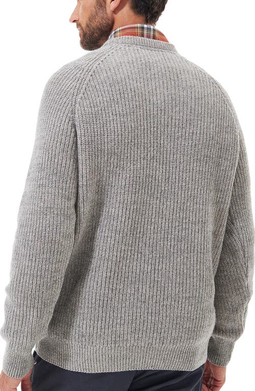 Barbour Horseford Wool Crewneck Sweater In Gray