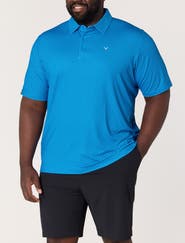 Callaway Big & Tall Golf Print Performance Polo Shirt