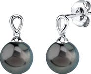 The Pearl Source Tahitian South Sea Pearl Sherry Earrings
