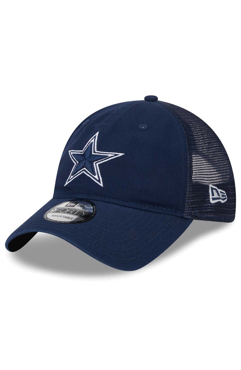 New Era Men's New Era Navy Dallas Cowboys Distinct 9TWENTY Adjustable Hat, Alternate, color, Navy