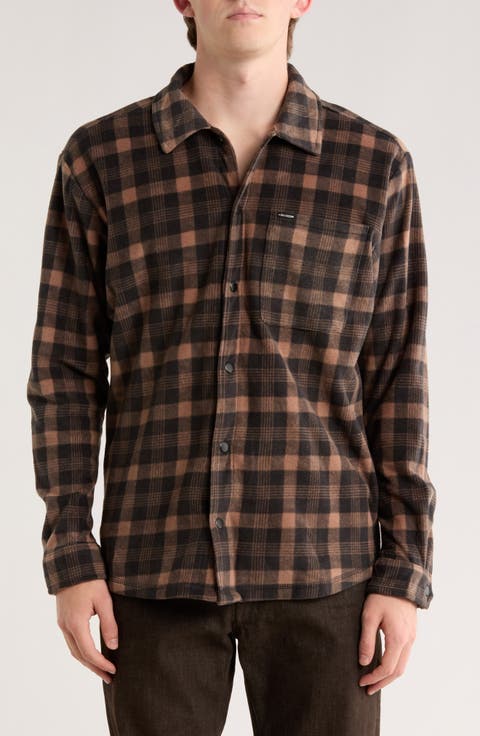 Hunter Plaid Fleece Shirt Jacket
