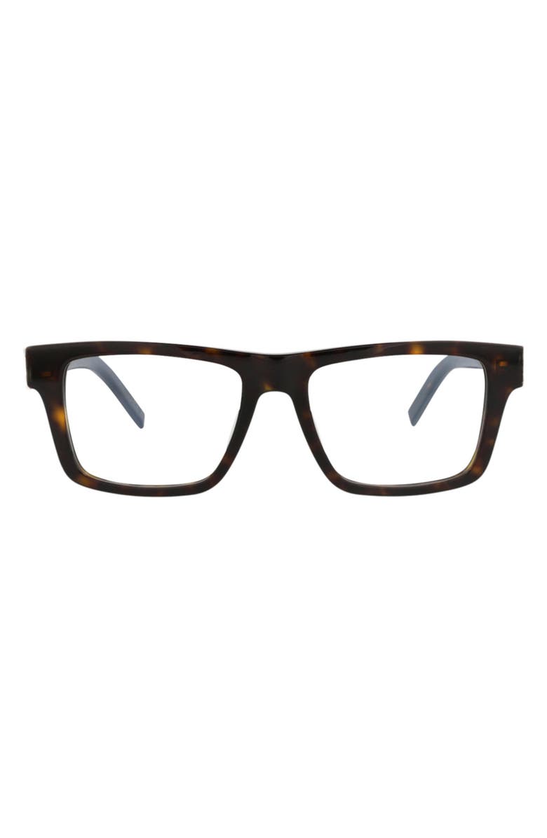 Saint Laurent 52mm Square Optical Frames, Main, color, 