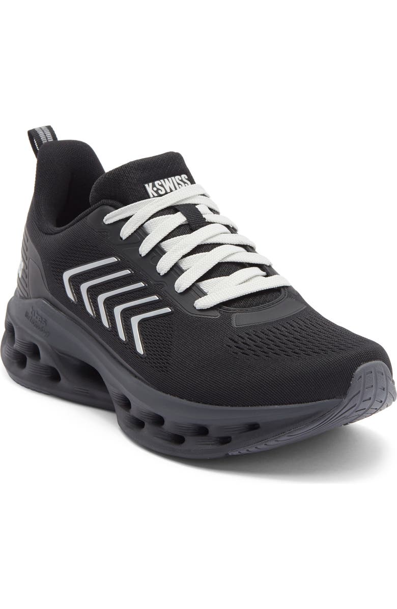 K-Swiss Melrose Tubes Lite Sneaker, Main, color, Black/ Silver