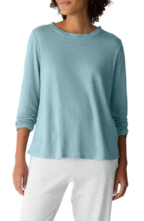Organic Linen Long Sleeve T-Shirt