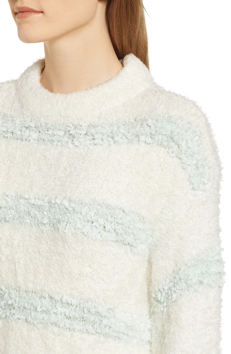 Lou & Grey Texturestripe Fuzzy Sweater, Alternate, color, 