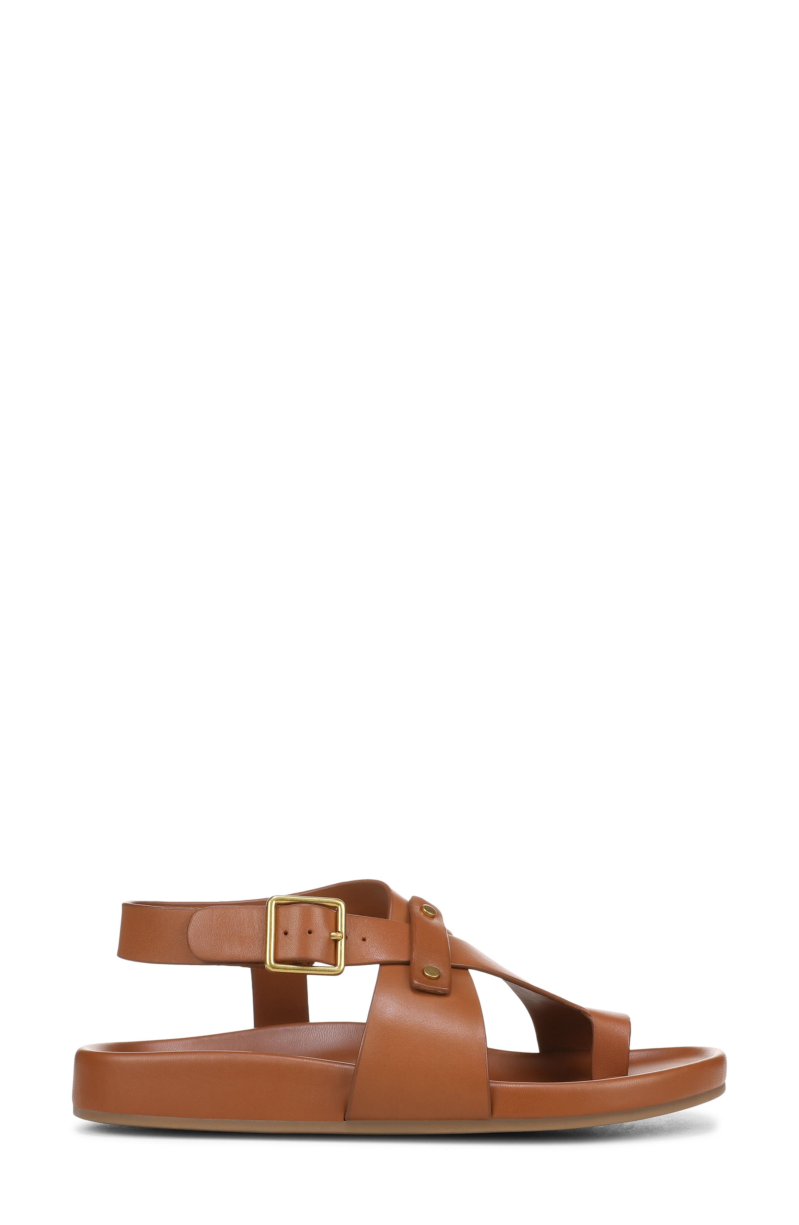 Blair Ankle Strap Platform Sandal, Alternate, color, COGNAC