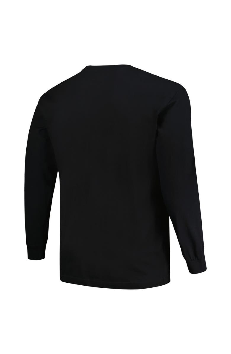 PROFILE Men's Profile Black Iowa Hawkeyes Big & Tall Pop Long Sleeve T-Shirt, Alternate, color, 