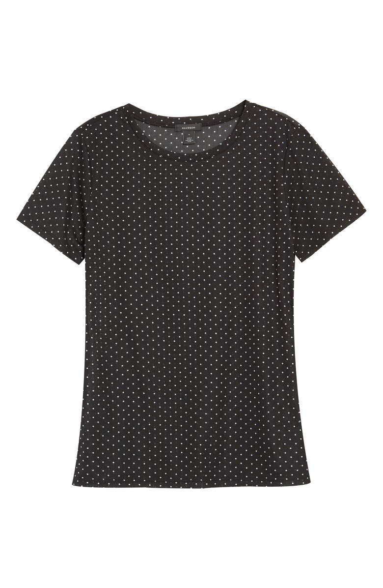 Halogen<sup>®</sup> Crewneck Mesh Top, Alternate, color,