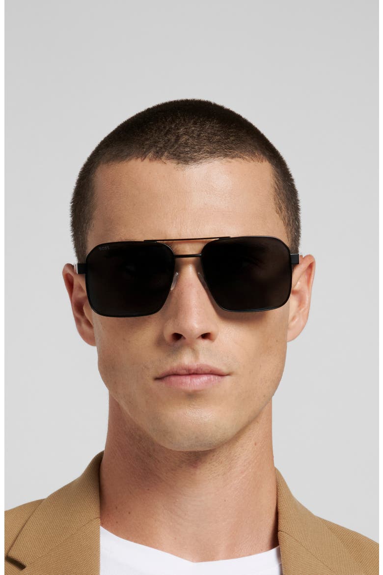 1985/S/US 59mm Square Sunglasses, Alternate, color, MATTE BLACK/ GYHC GNSP AR