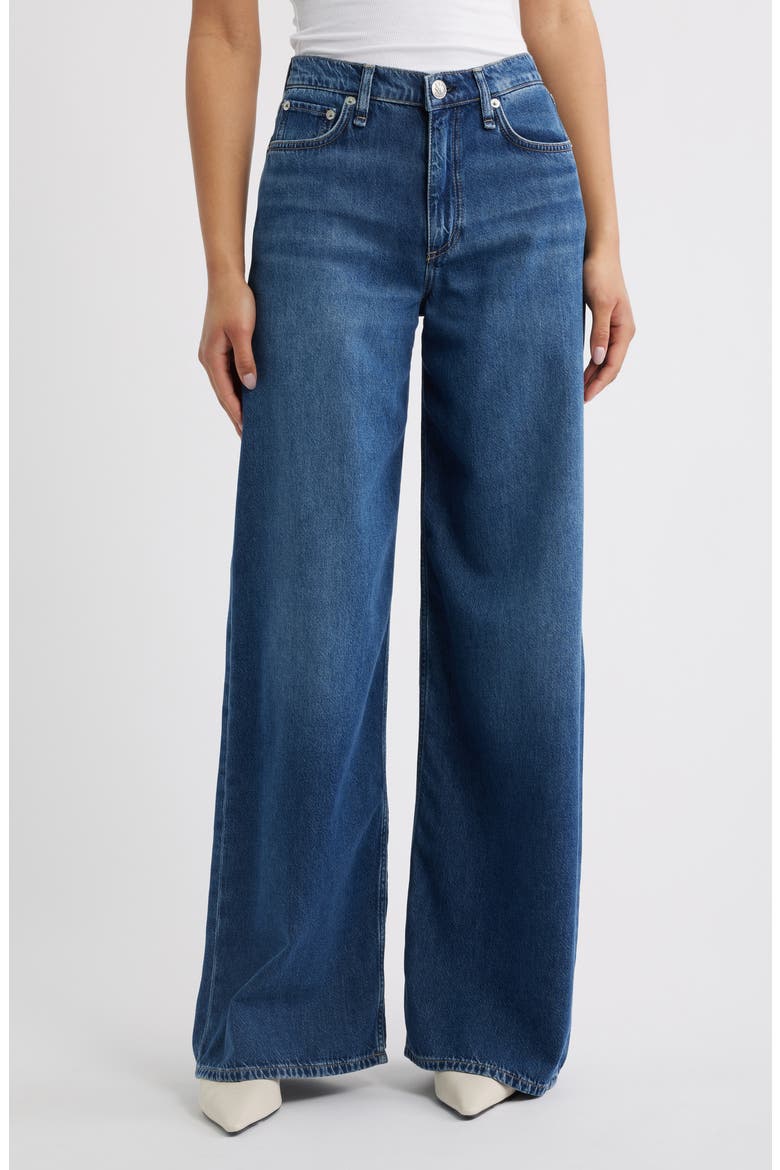 Featherweight Sofie High Waist Wide Leg Jeans, Main, color, EMERSON