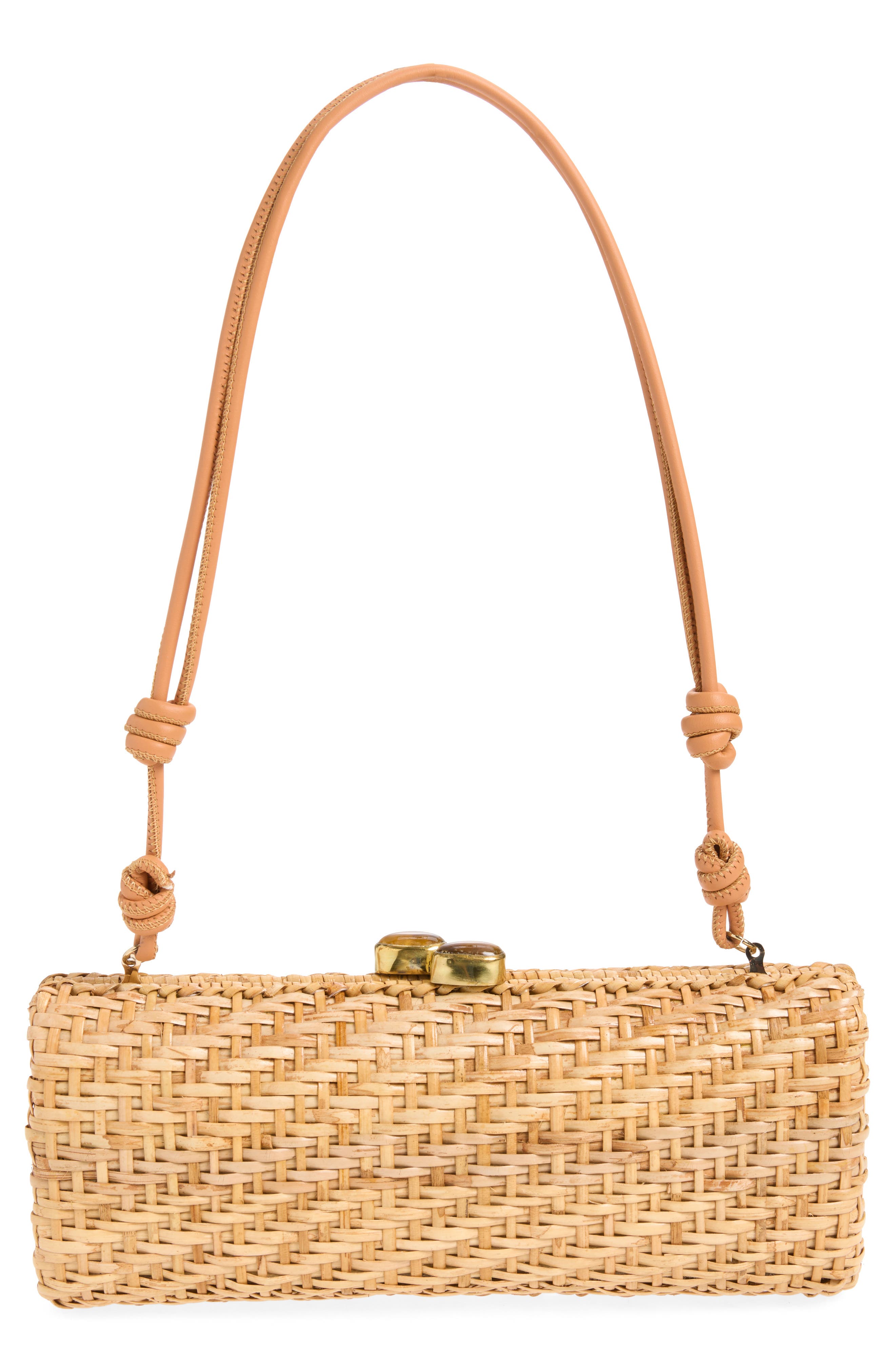 POOLSIDE The Nantucket Clutch, Alternate, color, Natural