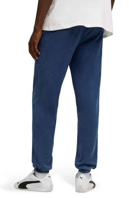 Puma X Ferrari Sportswear Logo Cotton Sweatpants In Blue