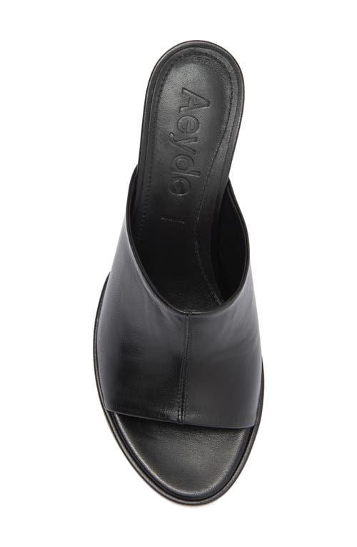 Aeyde Arabella Slide Sandal In Black