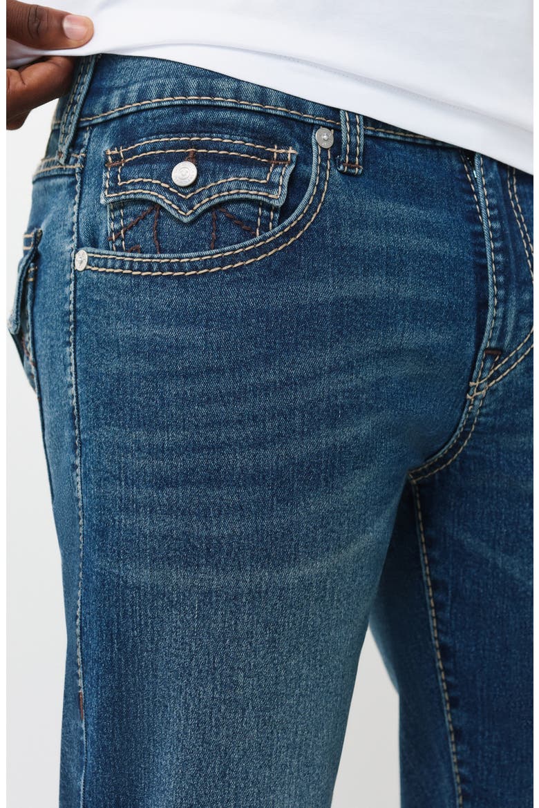 Geno Big T Flap Pocket Slim Fit Jeans, Alternate, color, MEDIUM BLUE COMET