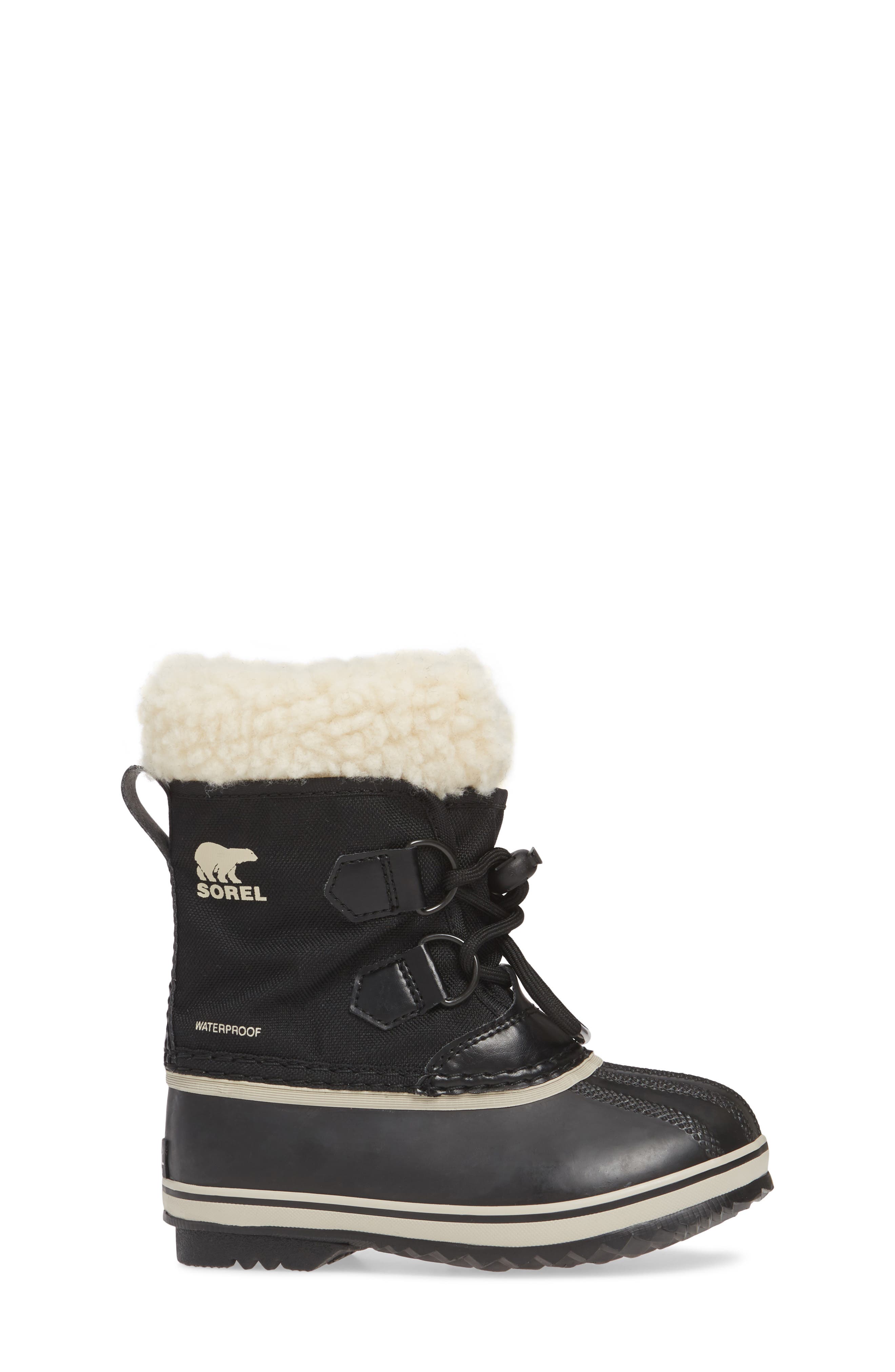Kids' Yoot Pac Waterproof Snow Boot, Alternate, color, BLACK MULTI