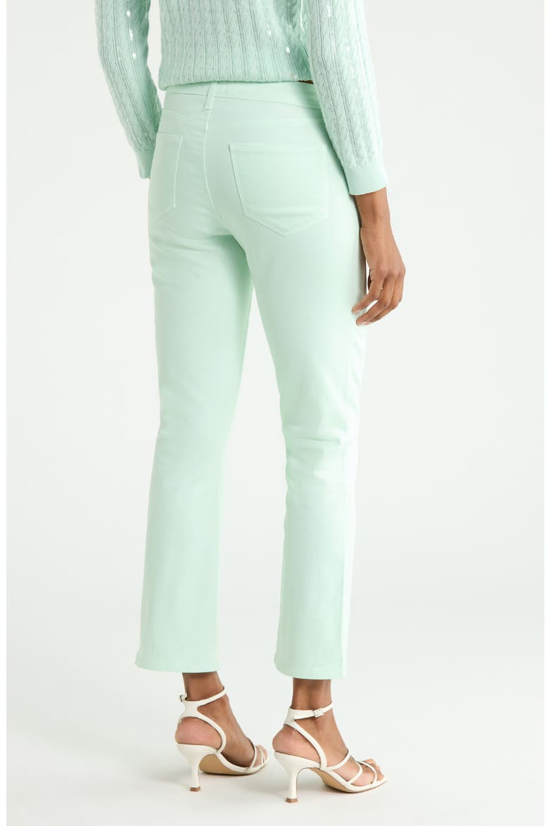 Tati High Waist Ankle Micro Bootcut Jeans, Alternate, color, PALE JADE COATED