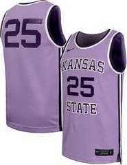 Nike Men's Nike #25 Purple Kansas State Wildcats Replica Basketball Jersey