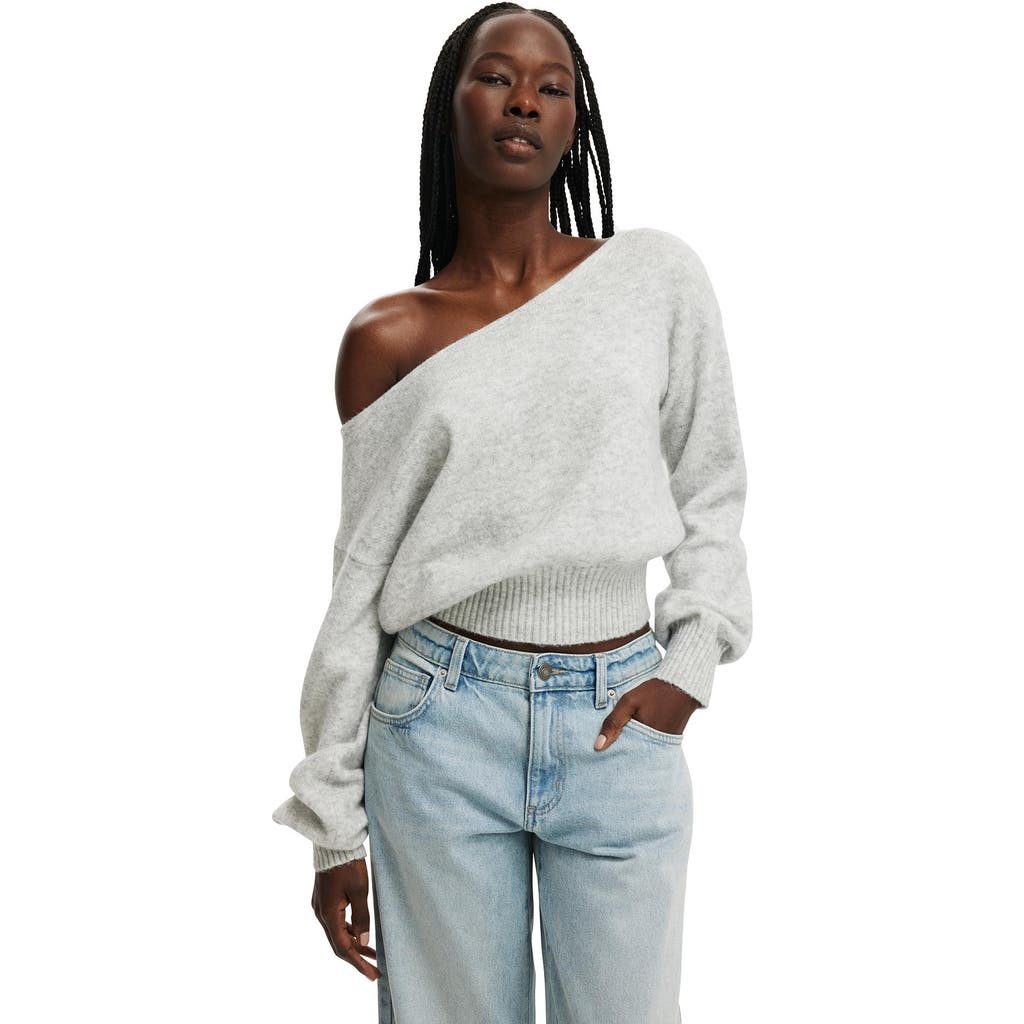 Cotton On Luxe Slouchy Knit In Gray