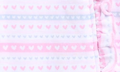 Kissy Kissy Ruffle Pima Cotton Footie In Pink