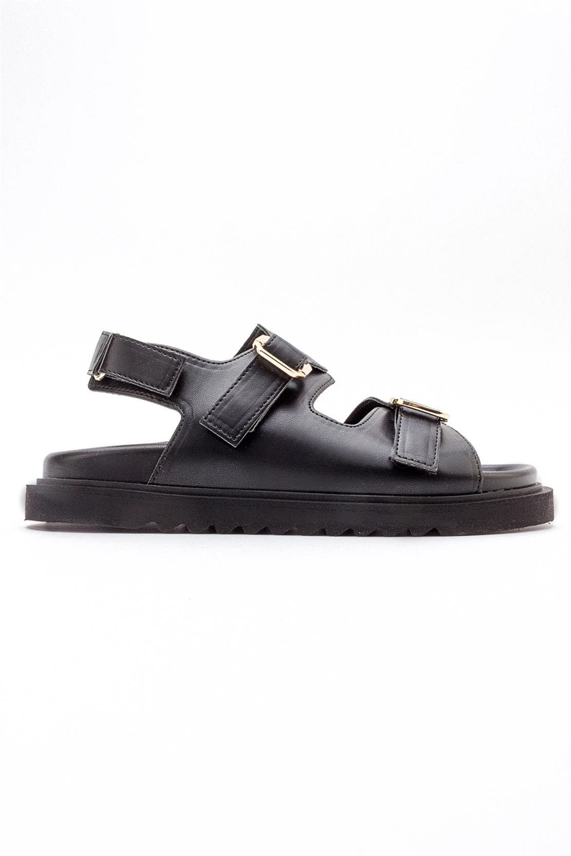 Prologue Shoes Hermosa Double Strap Sandal, Alternate, color, Black