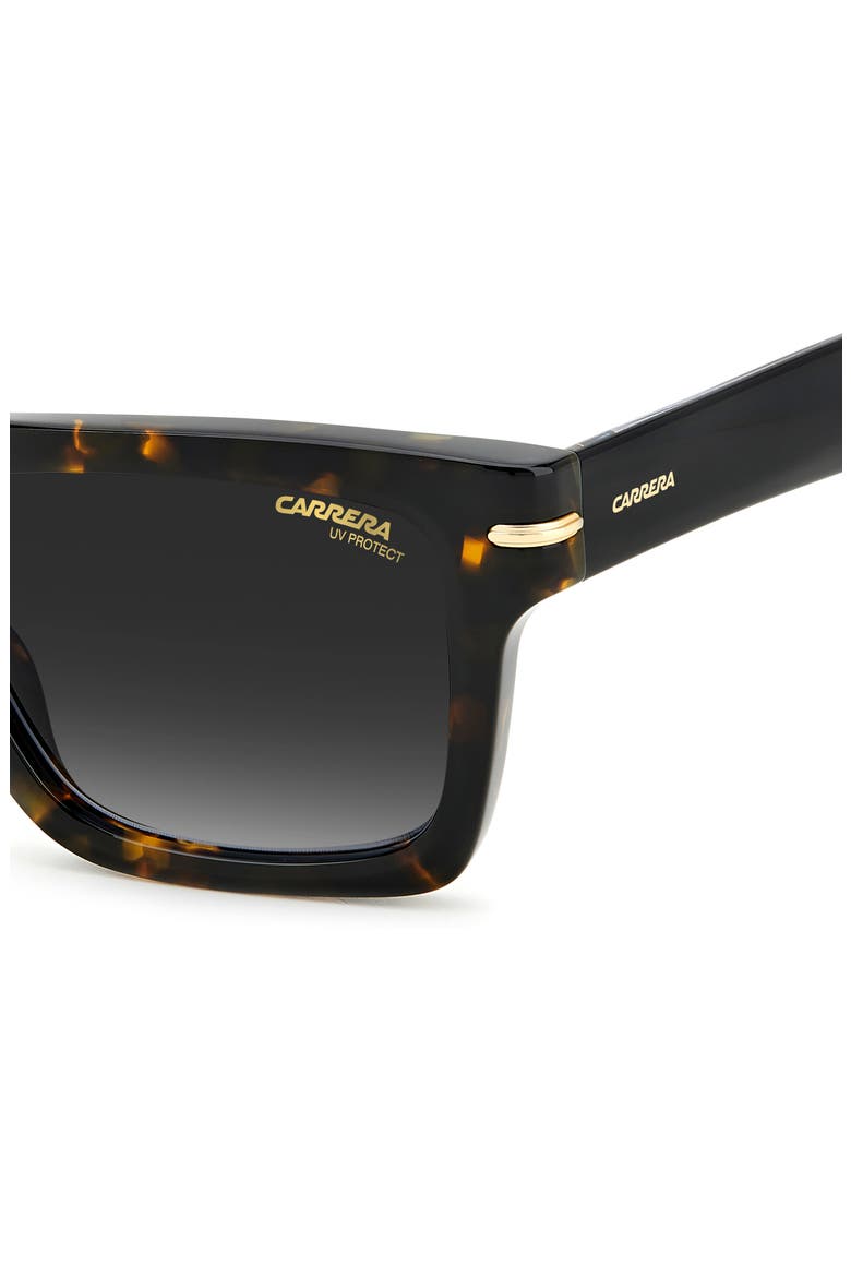 54mm Rectangular Sunglasses, Alternate, color, Z/DNUHAVANA/ GREY SHADED