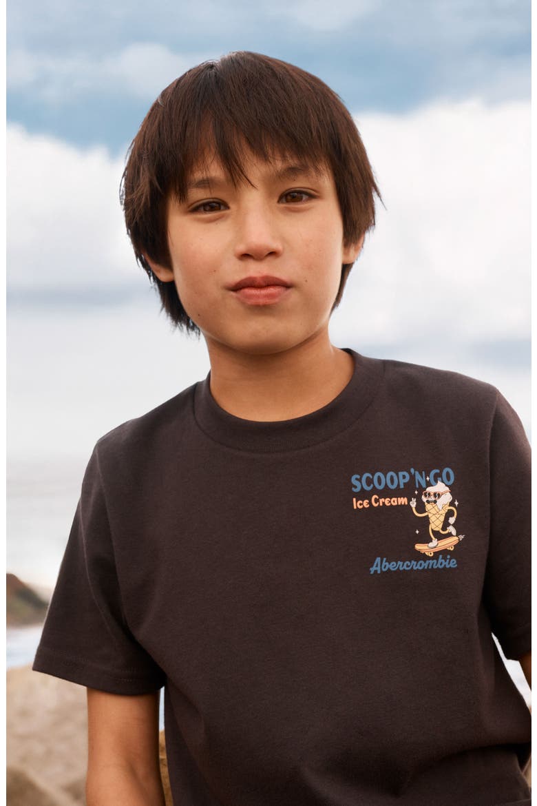 Kids' Scoop 'N' Go Graphic T-Shirt, Alternate, color, PHANTOM