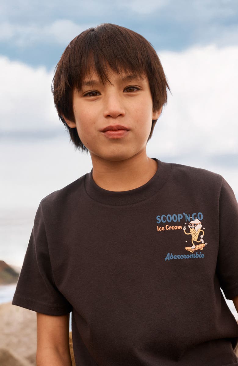 abercrombie kids Kids' Scoop 'N' Go Graphic T-Shirt, Alternate, color, Phantom