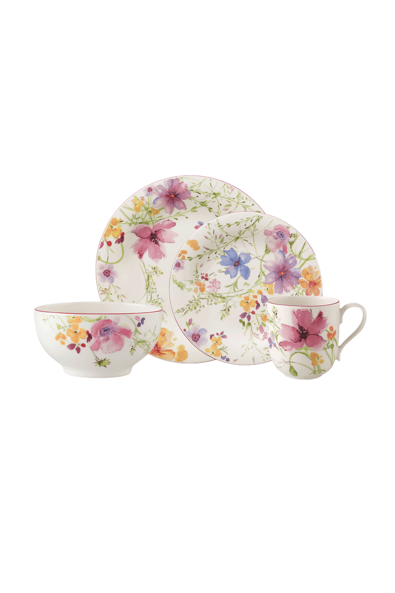 Mariefleur Basic 4 Piece Place Setting D, S, RB, M, Main, color, None