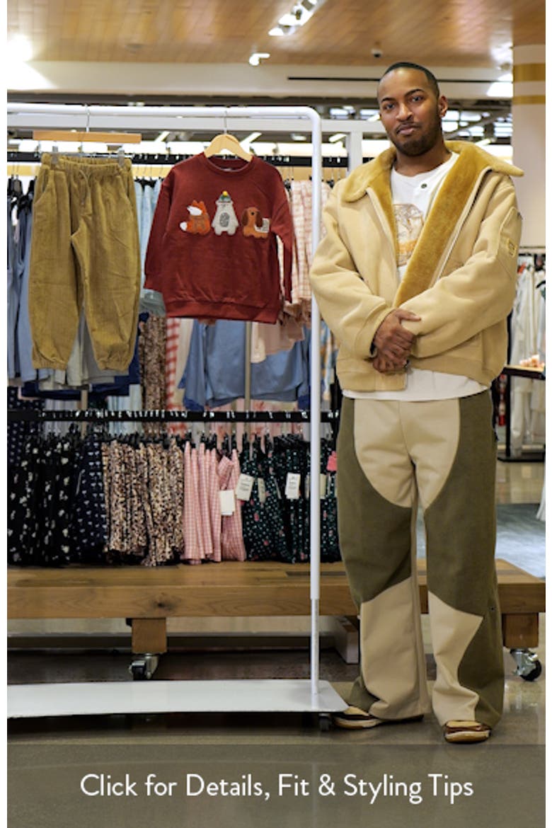 Kids' Animal Appliqué Sweatshirt & Corduroy Pants Set video