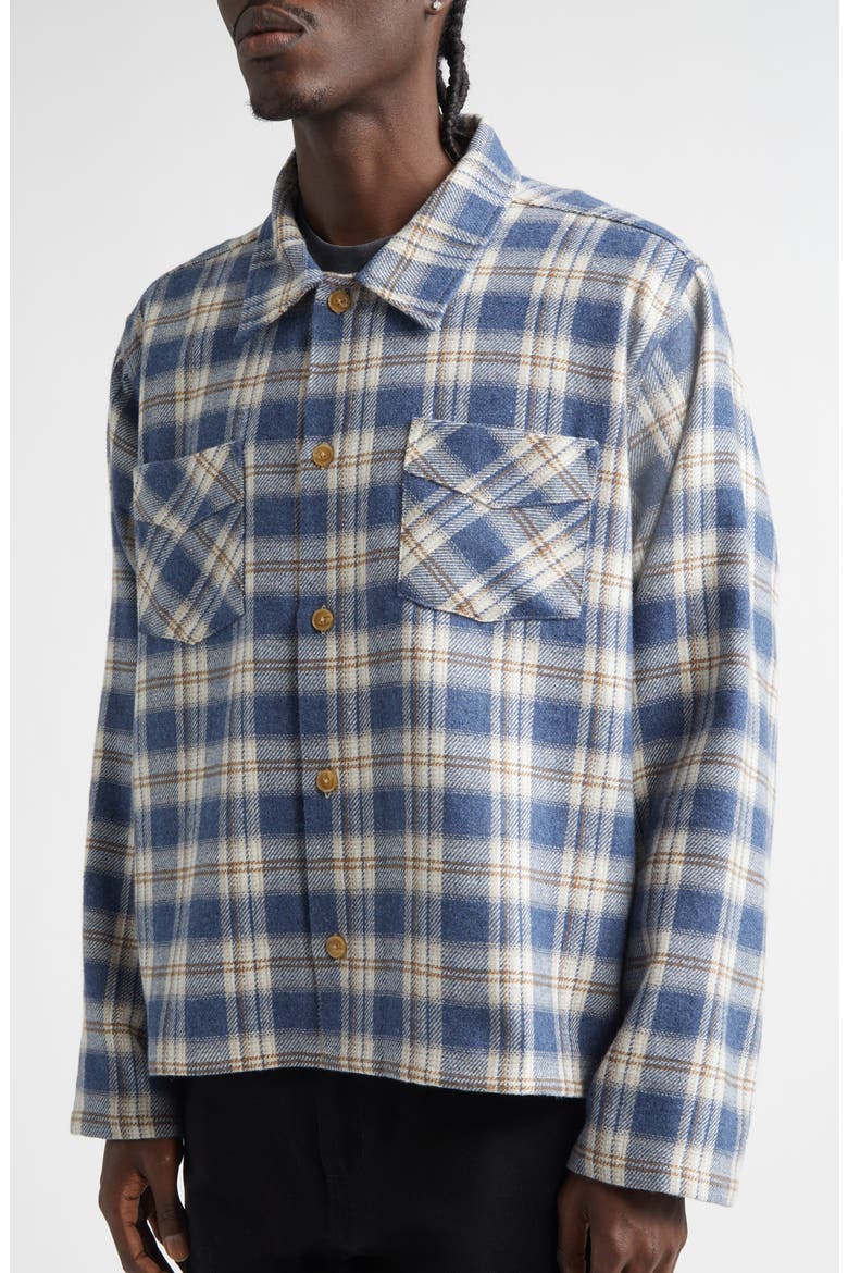 Club Plaid Overshirt, Alternate, color, BLUE CHECK
