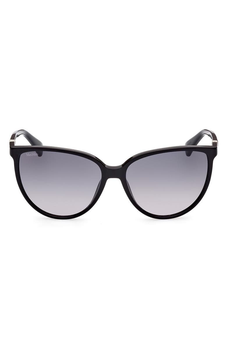 Max Mara 58mm Gradient Butterfly Sunglasses, Main, color,