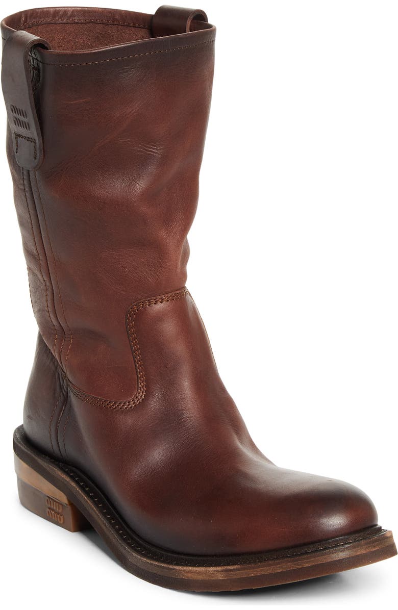 Miu Miu Slouchy Boot, Main, color, Caffe