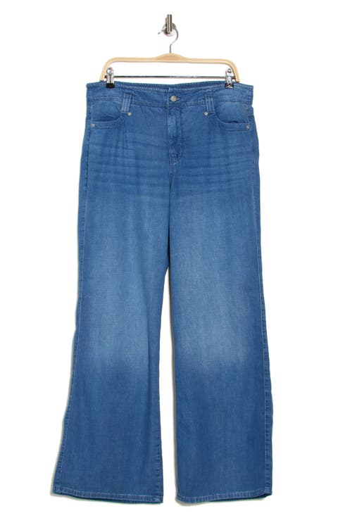 Teresa High Waist Wide Leg Clean Hem Jeans