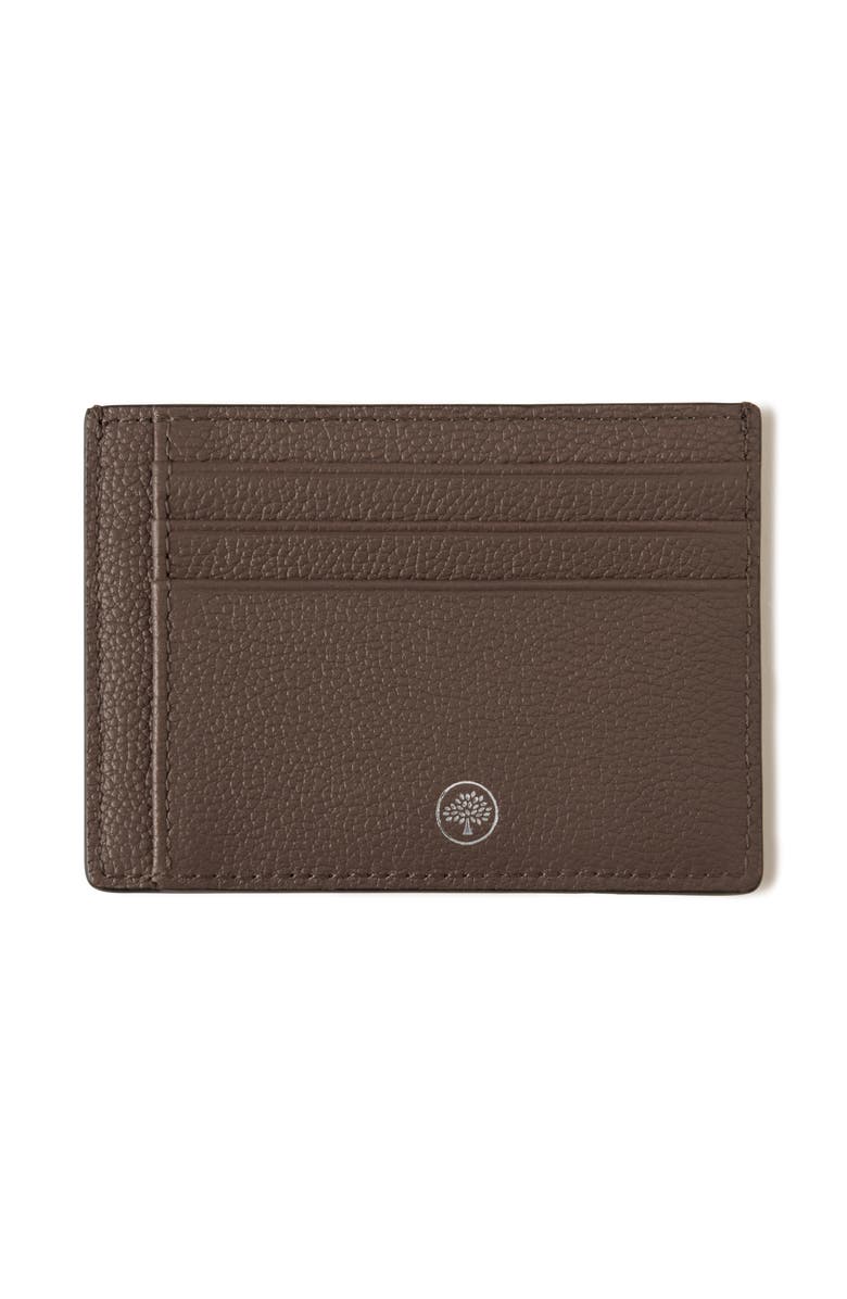 Mulberry Farringdon Leather Card Holder, Alternate, color, Taupe Brown