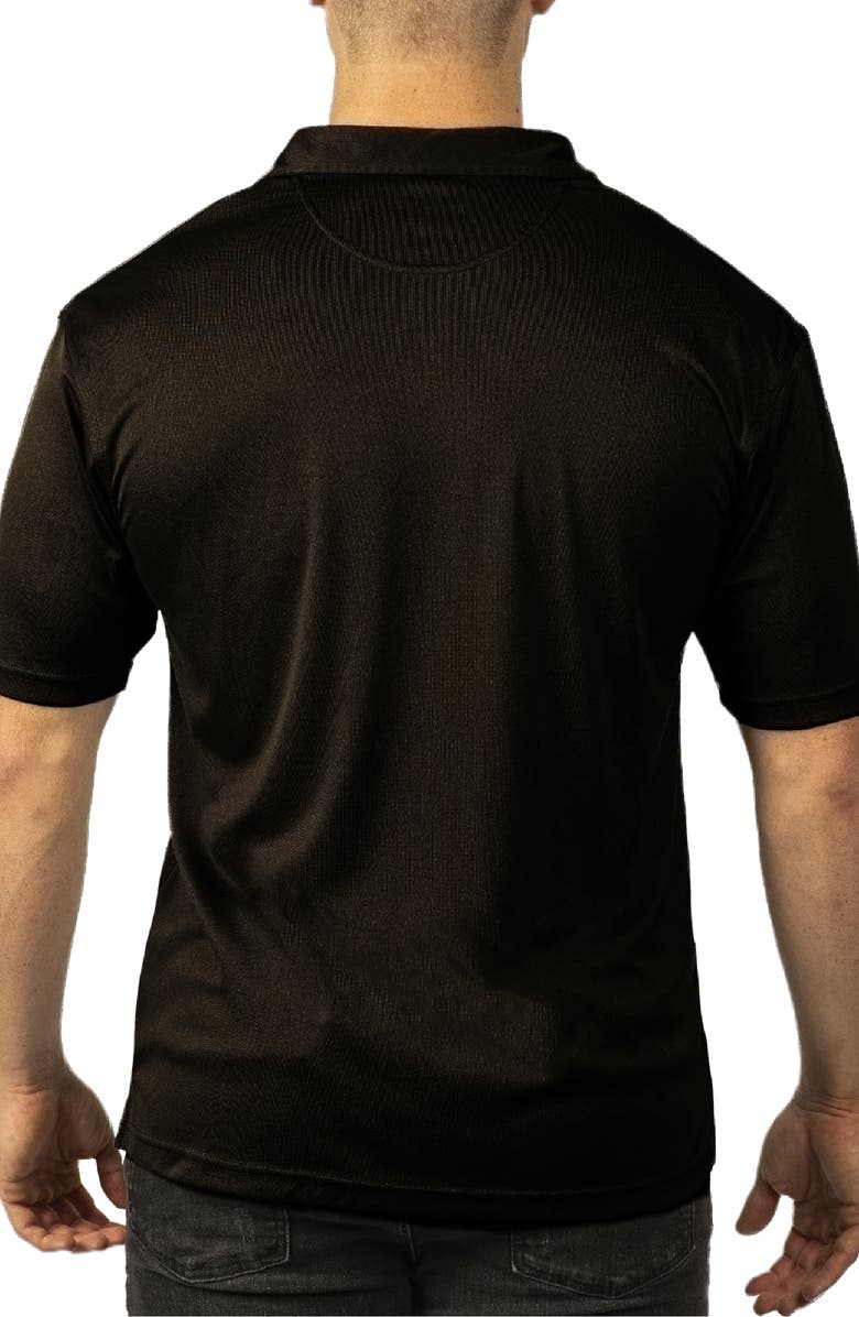 BURNSIDE Burn Golf Polo, Alternate, color, Black