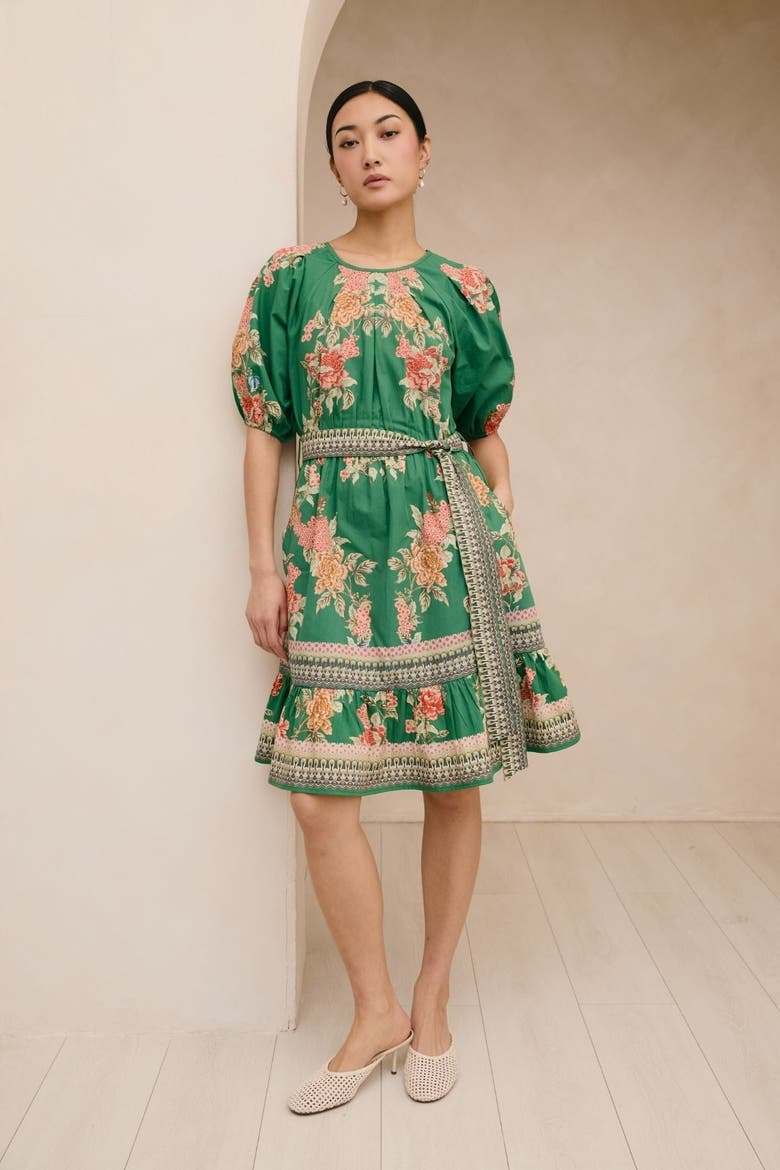 Petula Green Dress, Main, color, Green