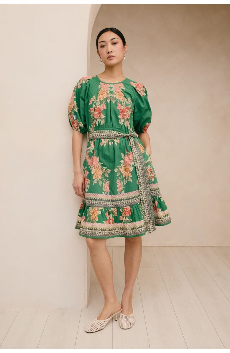 RAISHMA Petula Green Dress, Main, color, Green