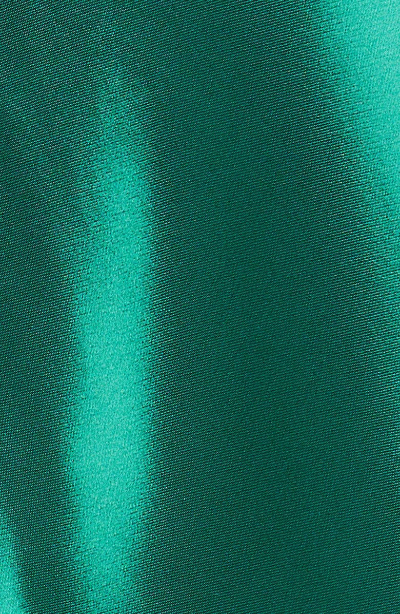 Sies Marjan High/Low Satin Dress, Alternate, color, 