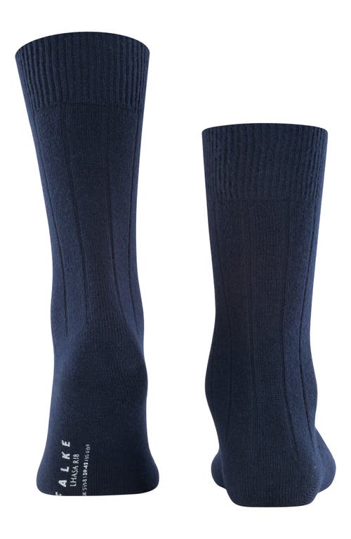 Falke Lhasa Wool Blend Socks In Blue
