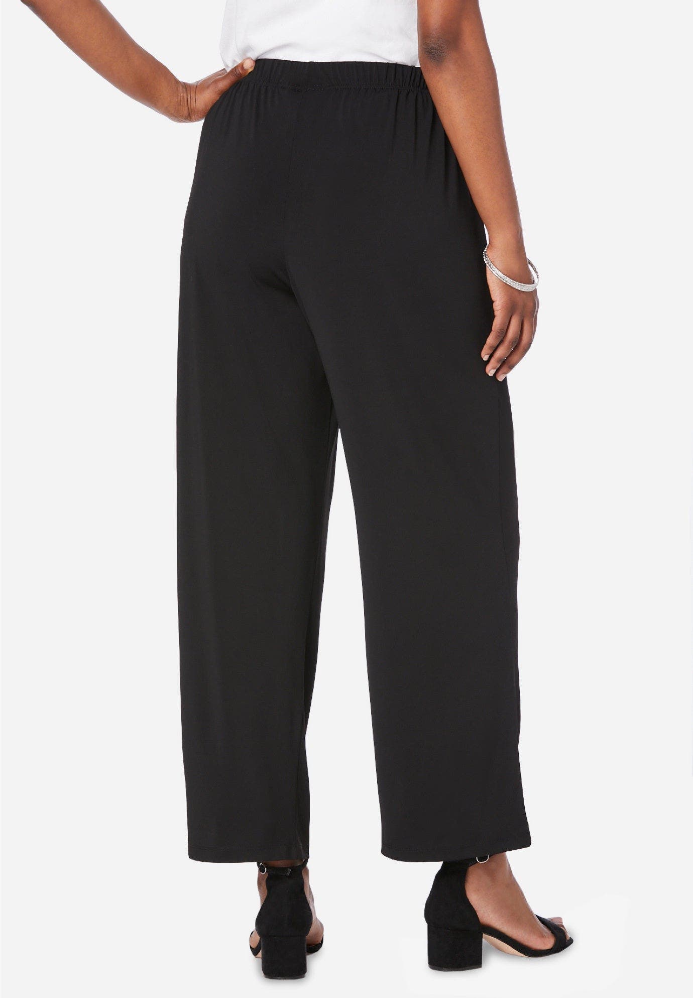 Ultrasmooth Fabric Wide-Leg Pant - image 2