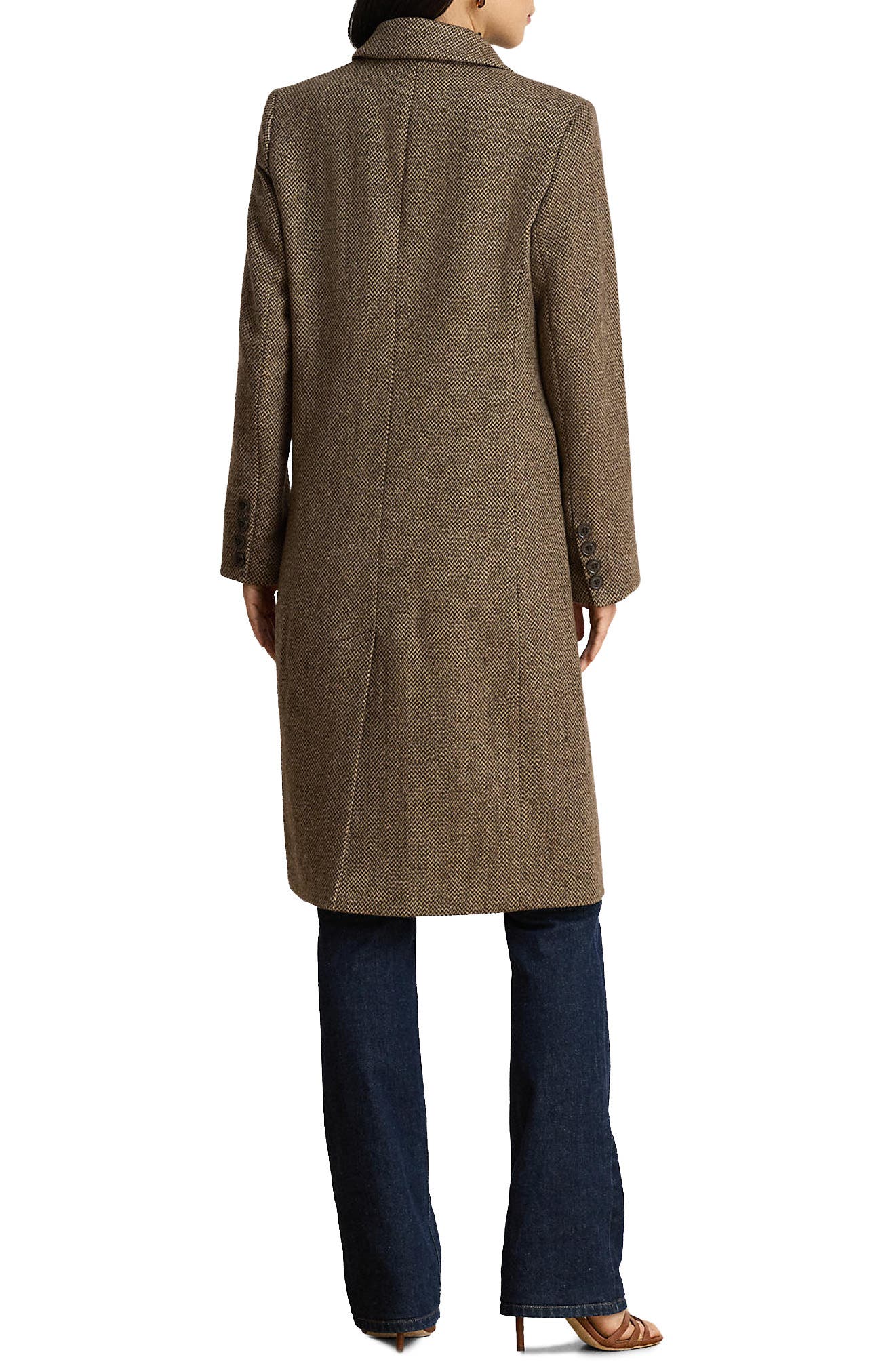 Женские куртки Lauren Ralph Lauren Double Breasted Wool Blend Coat — фото 2