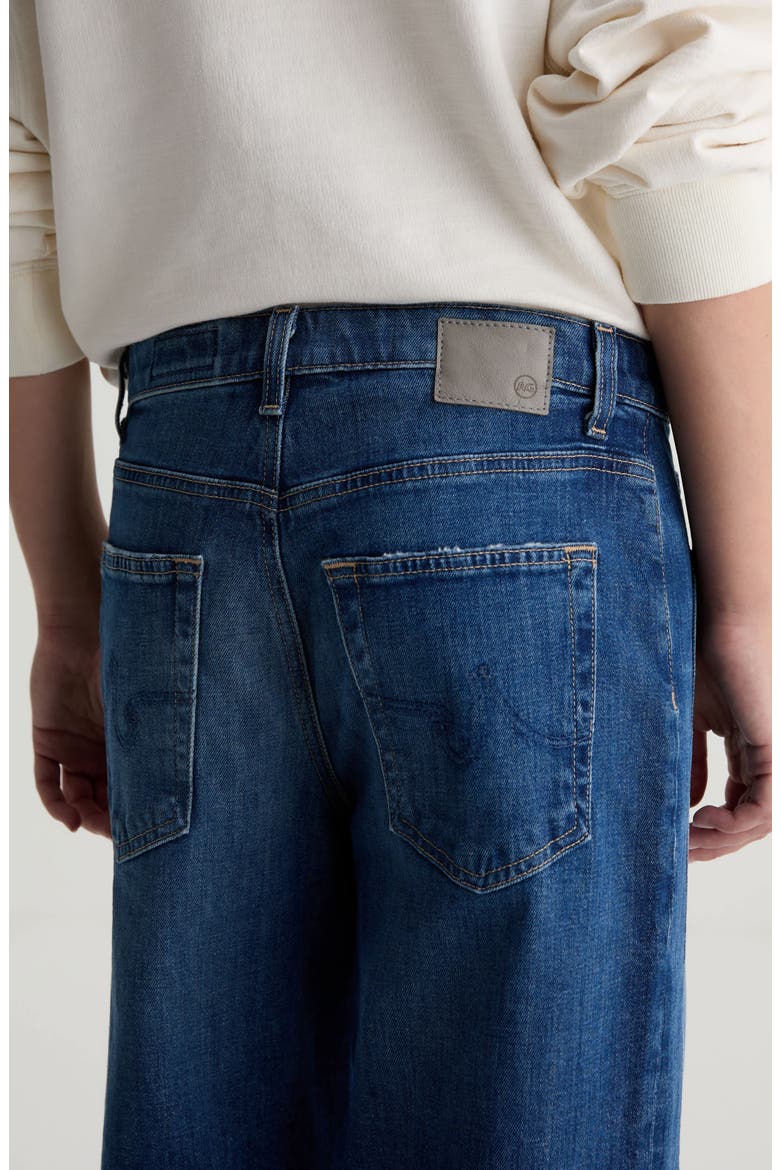 Saige Raw Hem Ankle Wide Leg Jeans, Alternate, color, WATERMIST