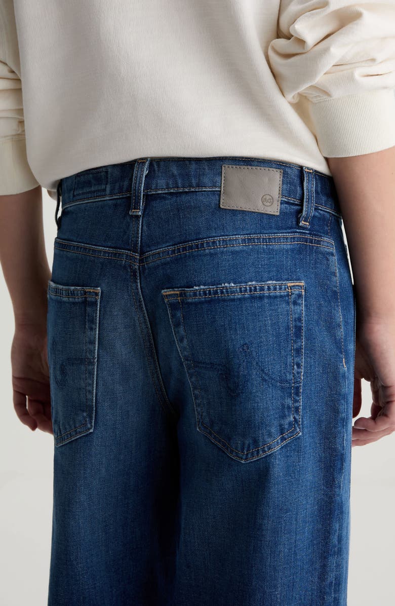 AG Saige Raw Hem Ankle Wide Leg Jeans, Alternate, color, Watermist