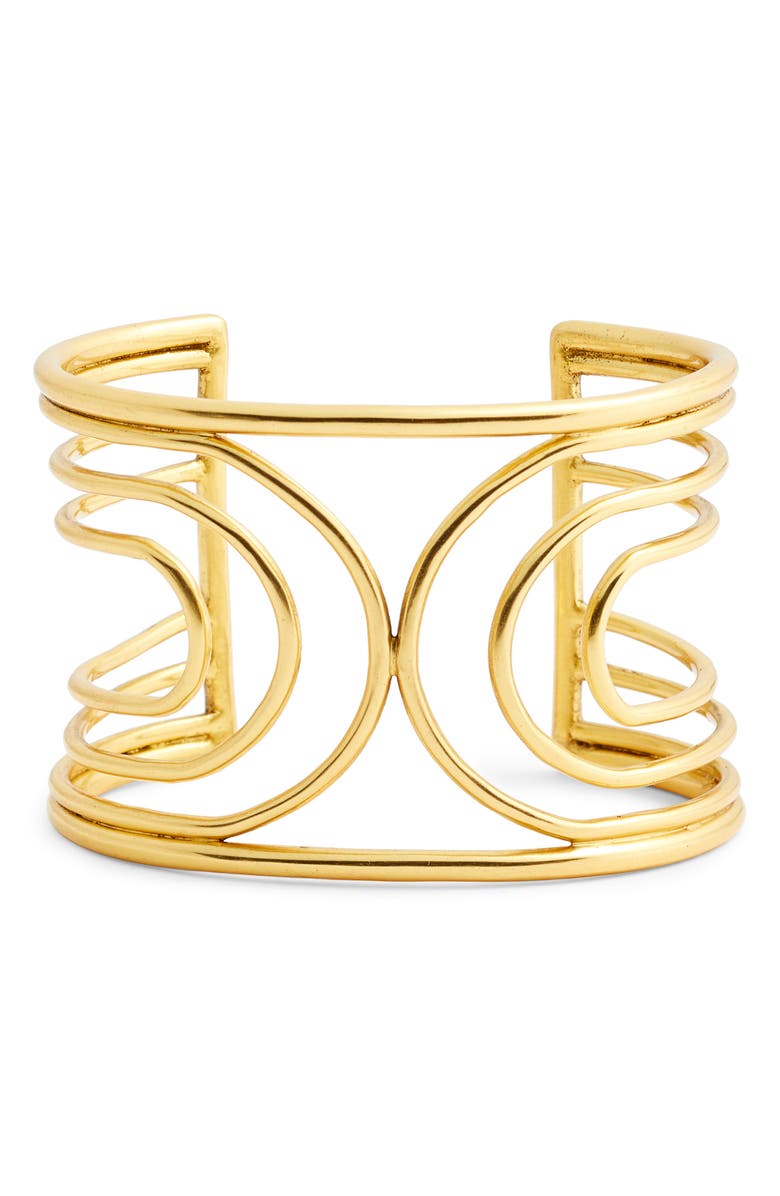 Sole Society Wide Cuff Bracelet, Main, color, 